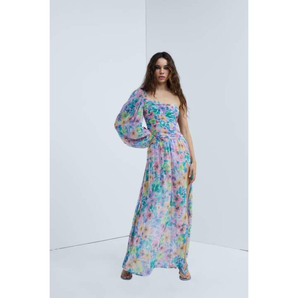 For Love And Lemons Multicolor Floral Dress